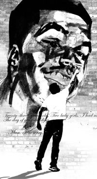 Illustration: Alain Pilon. (c) Rethinking Schools.