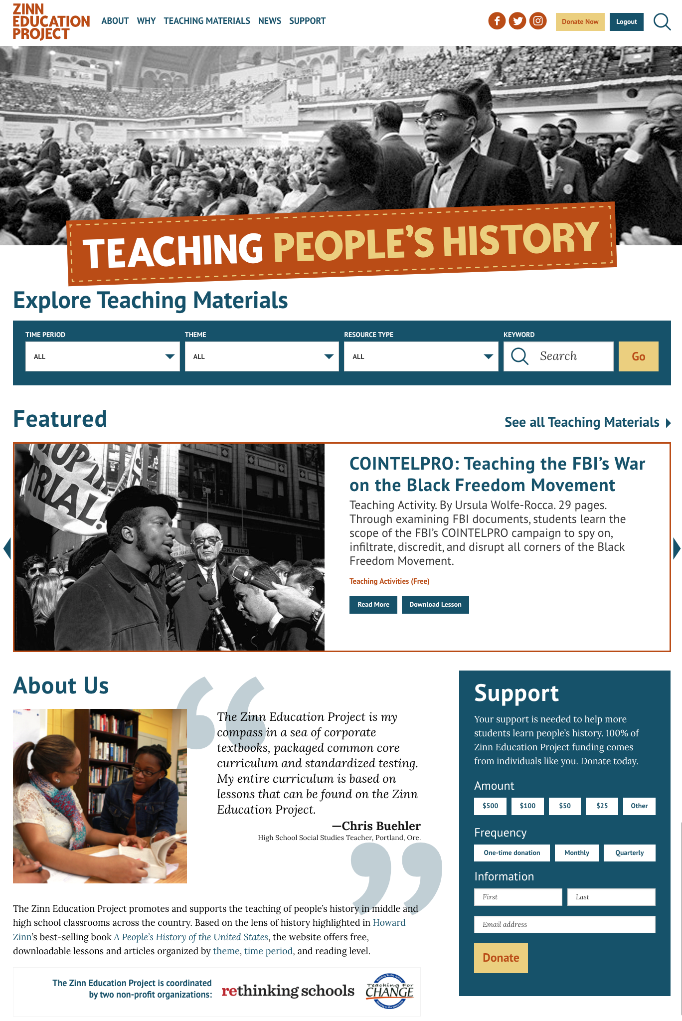 Indian Removal - Zinn Education Project