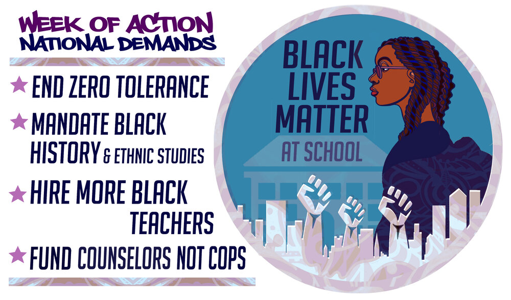 BLM at School National Demands Poster